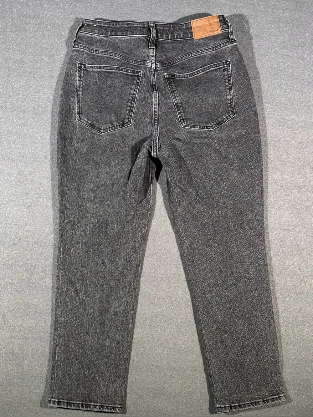 Madewell Straight-Leg Jeans in Washed Black - Picture 2 of 6